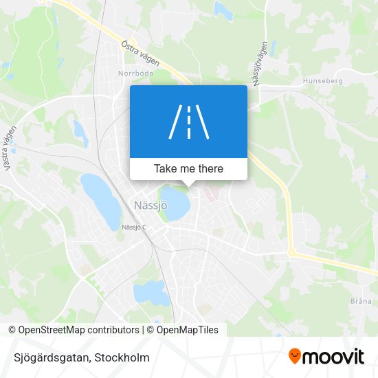 Sjögärdsgatan map