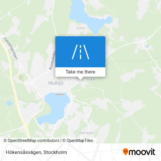 Hökensåsvägen map