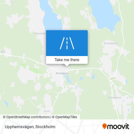 Upphemsvägen map