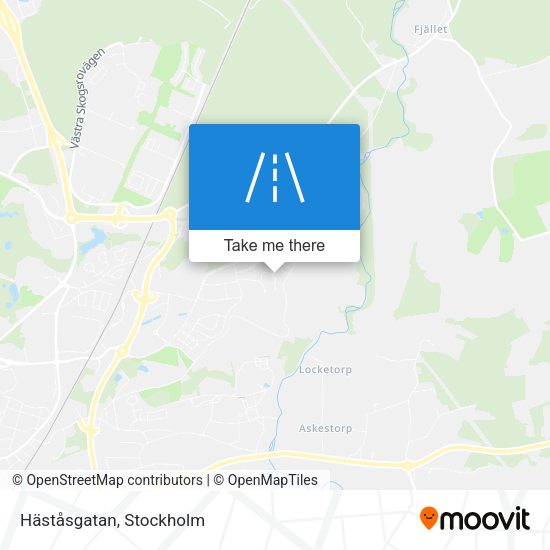 Häståsgatan map
