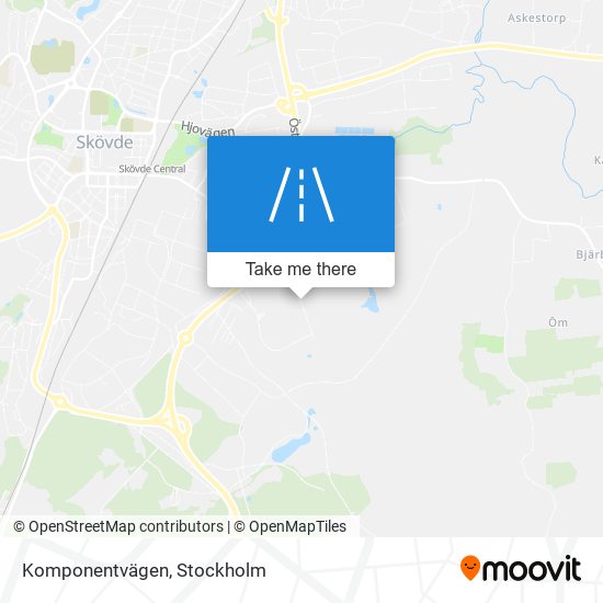 Komponentvägen map