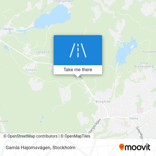 Gamla Hajomsvägen map