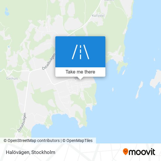 Halövägen map