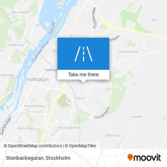 Stenbackegatan map