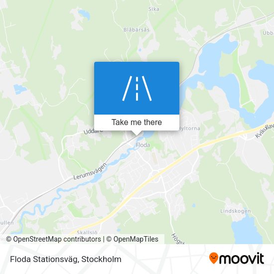 Floda Stationsväg map