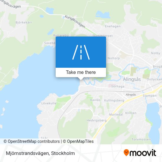 Mjörnstrandsvägen map