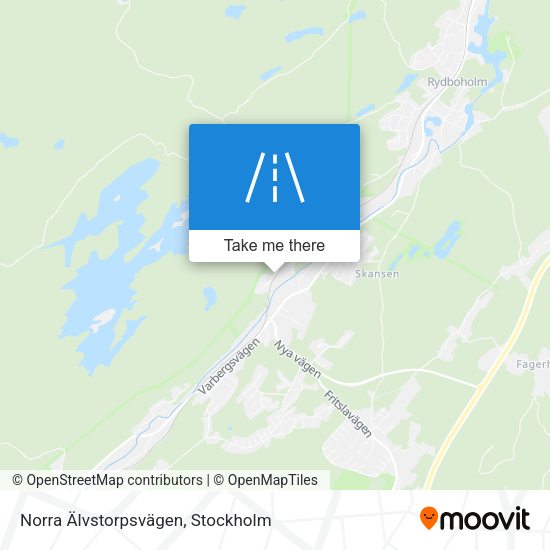 Norra Älvstorpsvägen map