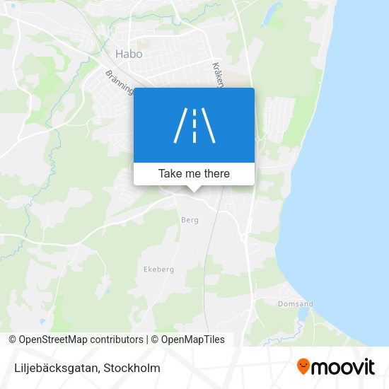 Liljebäcksgatan map