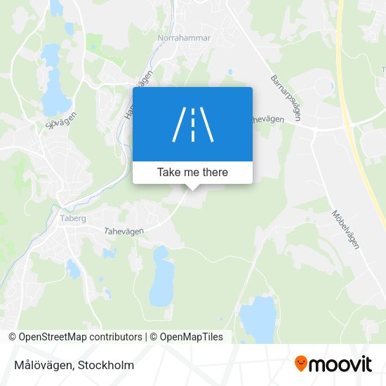 Målövägen map