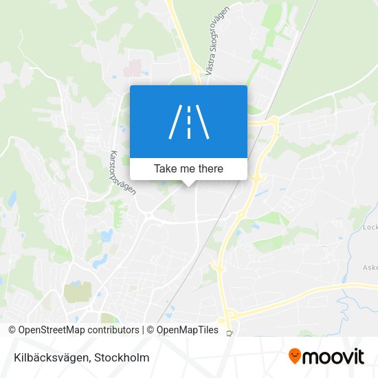 Kilbäcksvägen map