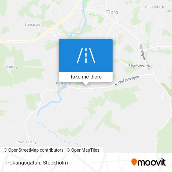 Pökängsgatan map