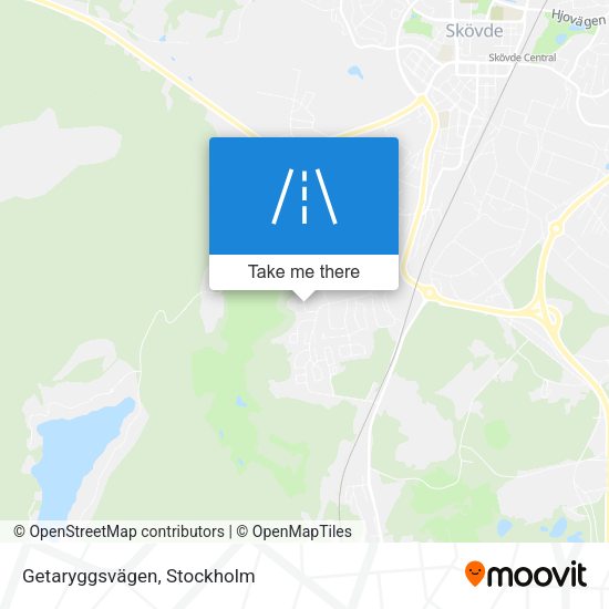 Getaryggsvägen map