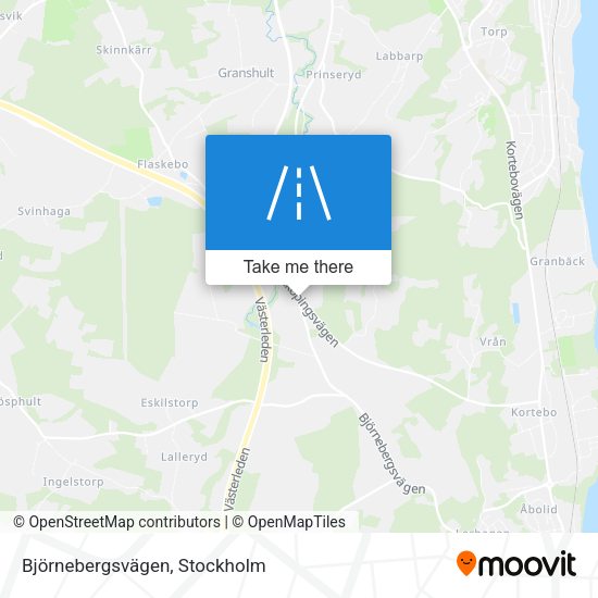 Björnebergsvägen map