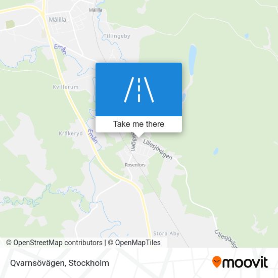 Qvarnsövägen map