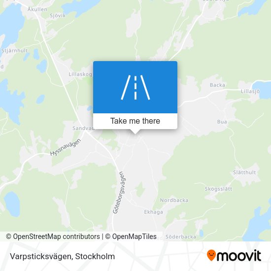 Varpsticksvägen map