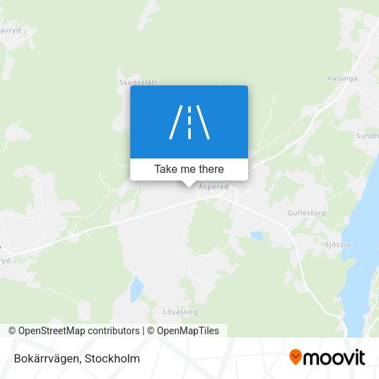 Bokärrvägen map