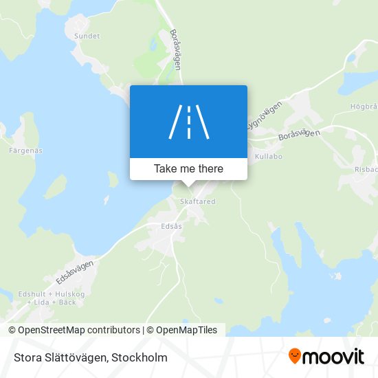 Stora Slättövägen map