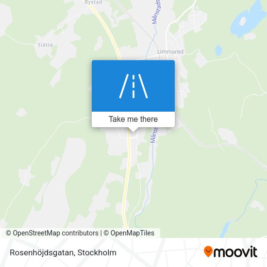 Rosenhöjdsgatan map