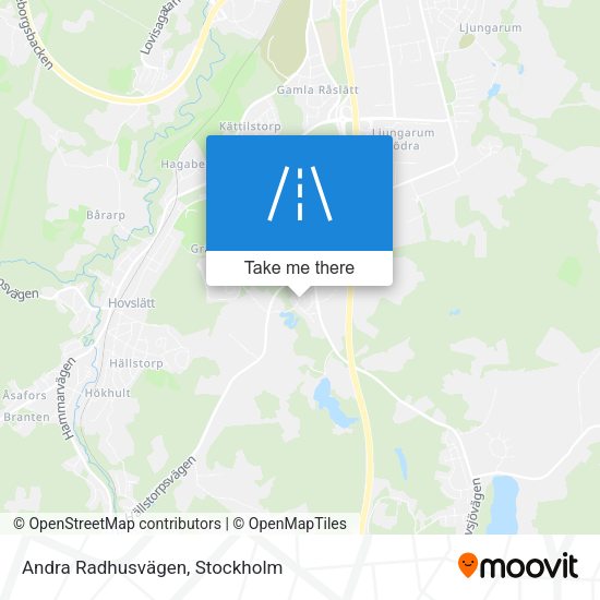 Andra Radhusvägen map