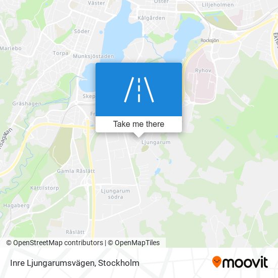 Inre Ljungarumsvägen map