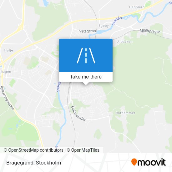 Bragegränd map