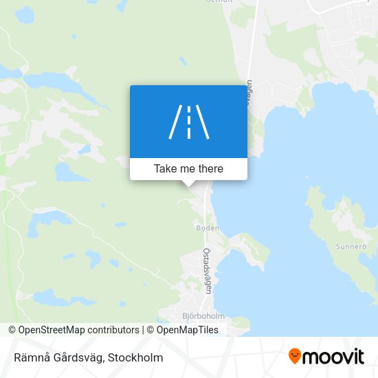 Rämnå Gårdsväg map