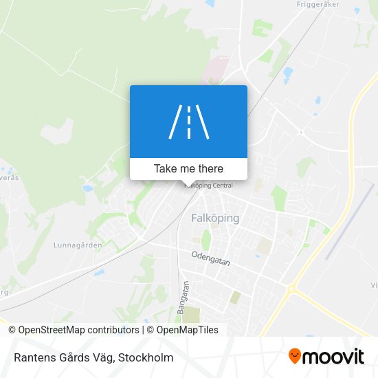 Rantens Gårds Väg map