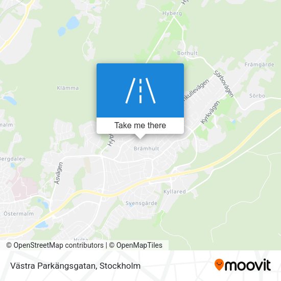 Västra Parkängsgatan map