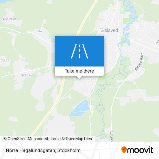 Norra Hagalundsgatan map