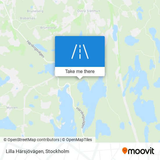 Lilla Härsjövägen map