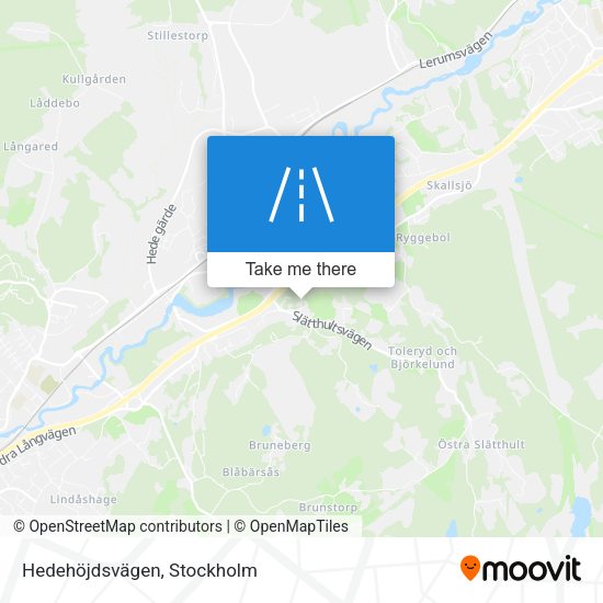 Hedehöjdsvägen map