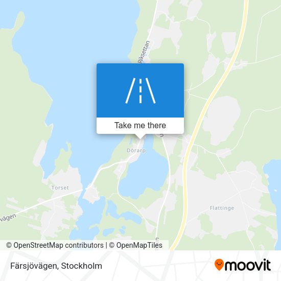 Färsjövägen map