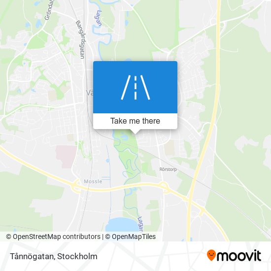 Tånnögatan map