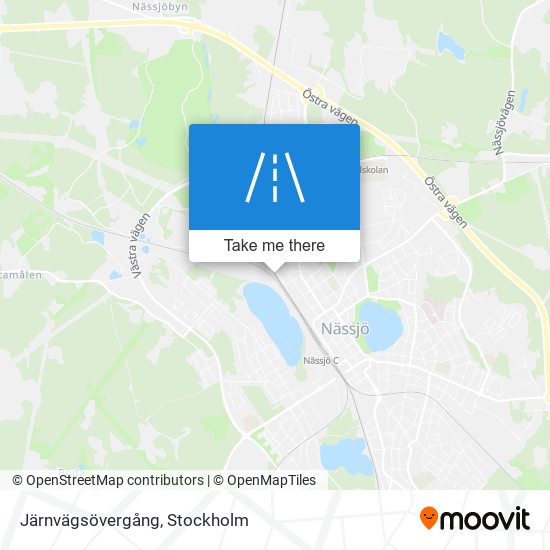 Järnvägsövergång map