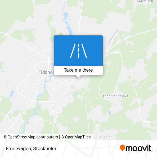 Frörievägen map