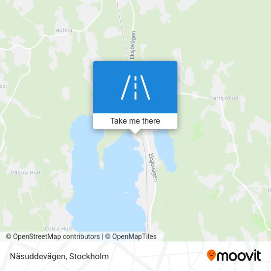 Näsuddevägen map