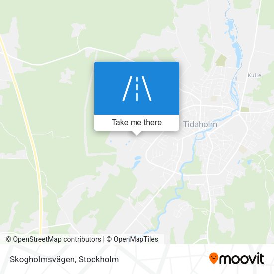 Skogholmsvägen map