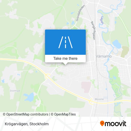 Krögarvägen map