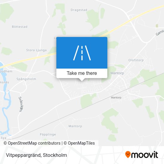 Vitpeppargränd map