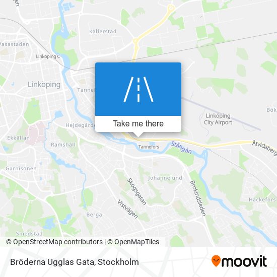 Bröderna Ugglas Gata map