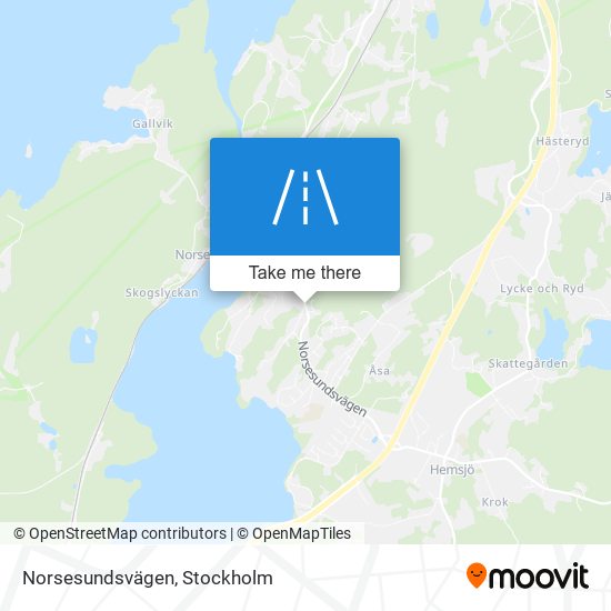 Norsesundsvägen map