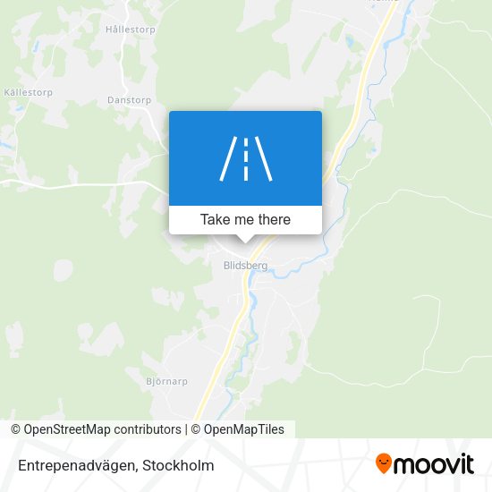 Entrepenadvägen map
