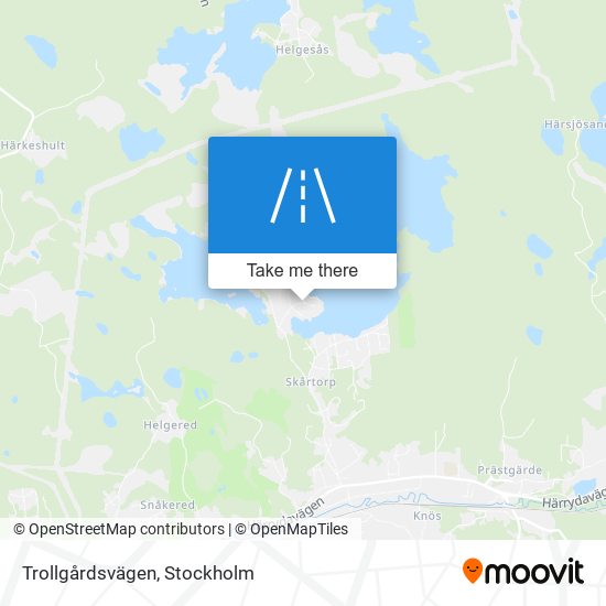 Trollgårdsvägen map