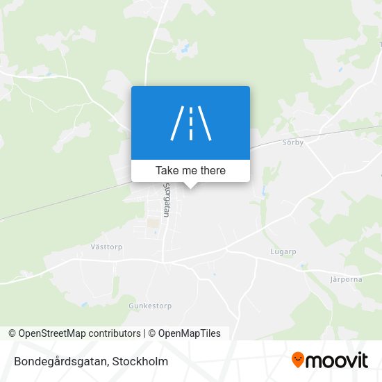 Bondegårdsgatan map