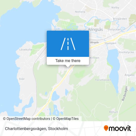 Charlottenbergsvägen map