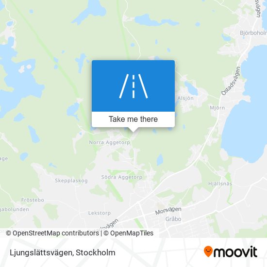 Ljungslättsvägen map