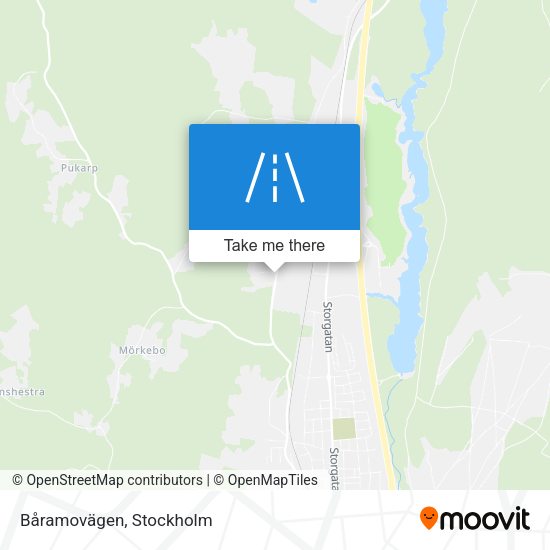 Båramovägen map