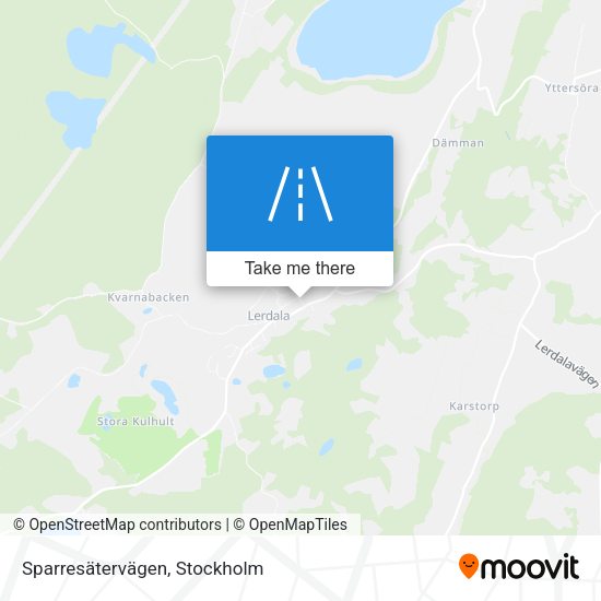 Sparresätervägen map