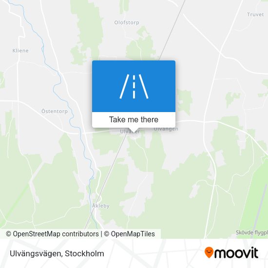 Ulvängsvägen map