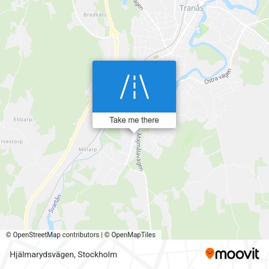 Hjälmarydsvägen map